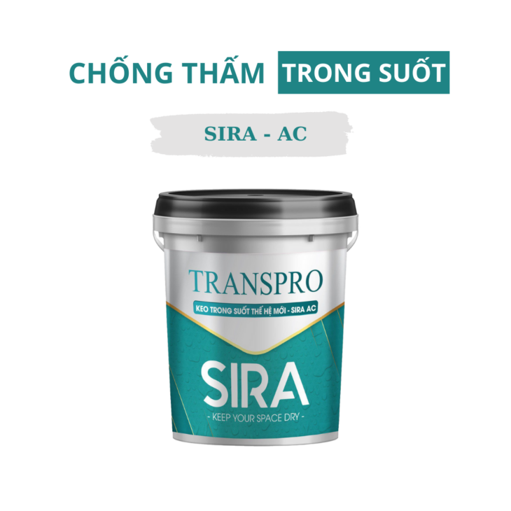 Sơn Chống Thấm Trong Suốt - SIRA AC